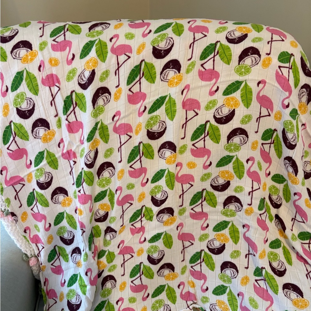 Tula Coco Flamingo Baby Blanket